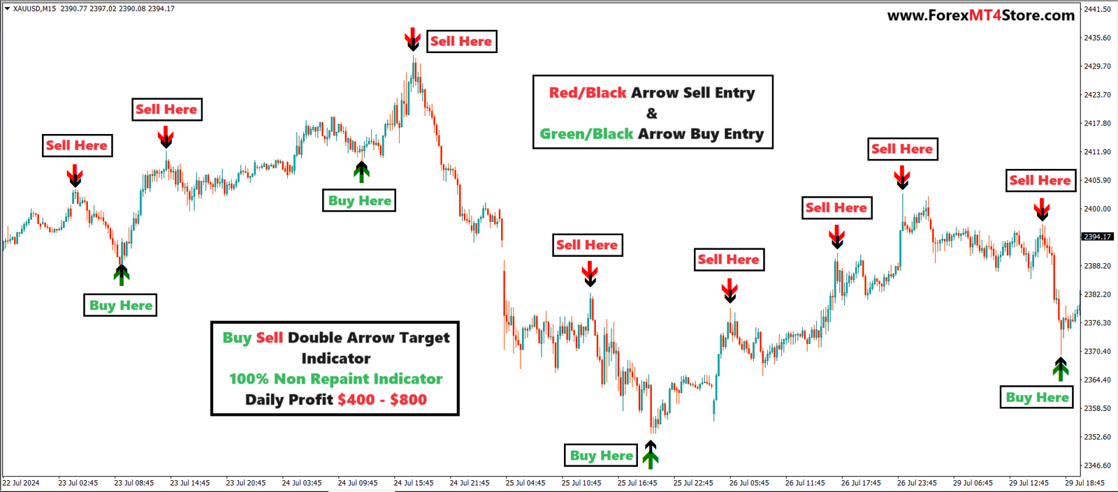 how to read a forex chart